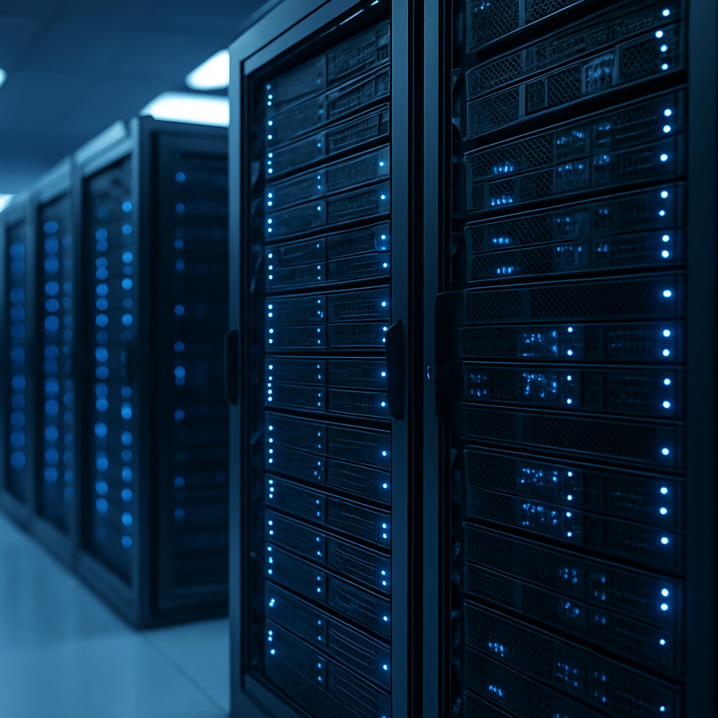 High-performance supercomputing hardware used to power British weather forecasting models