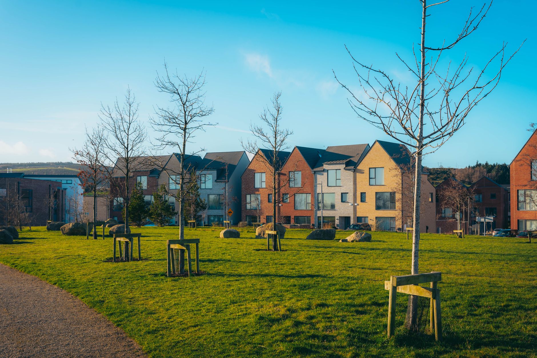 New-build housing estate in the UK where Google Maps wrong address UK errors are most common